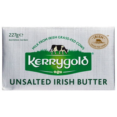 Kerrygold Unsalted Irish Butter, 227g