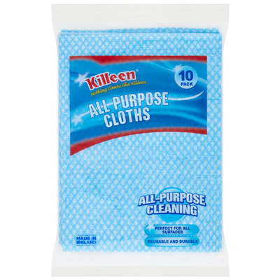 Killeen All Purpose Cloths, 10pk