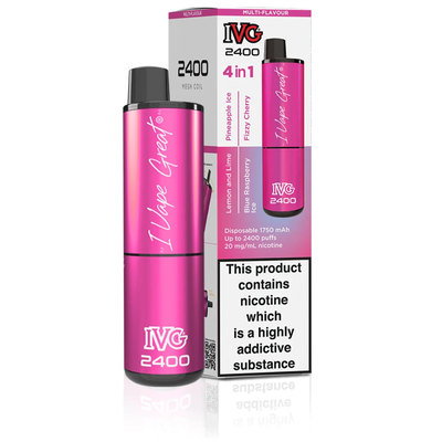 IVG 2400 4 In 1 Multi Flavour Special Edition Vape 20mg