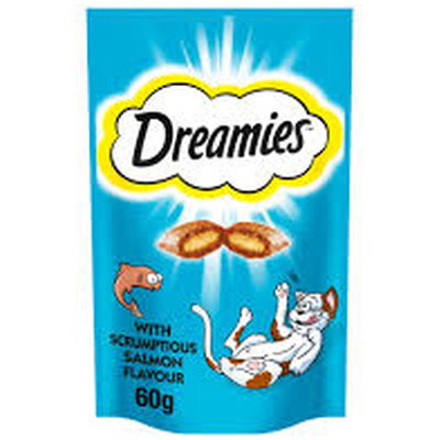 Dreamies with Salmon Cat Treats, 60g