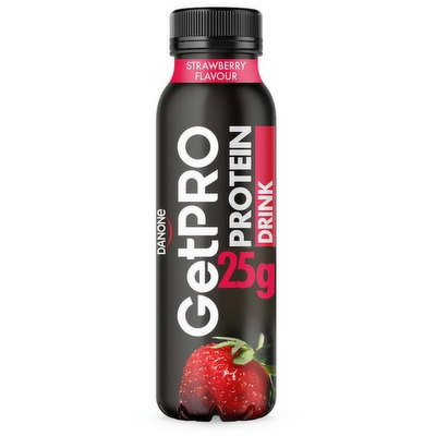 Getpro 25G Protein Drink Strawberry & Raspberry Flavour, 300g