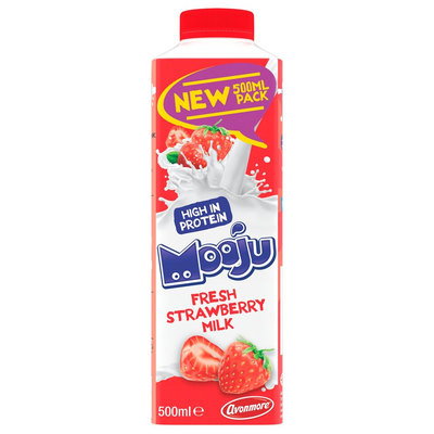 Mooju Strawberry Milk, 500ml