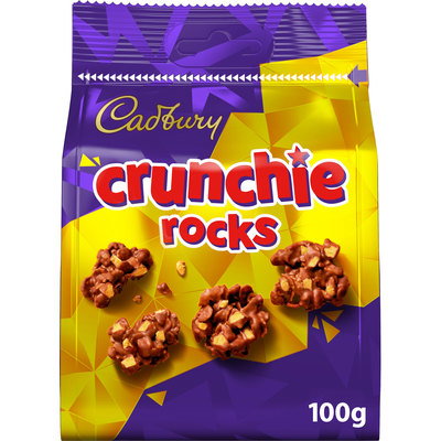 Cadbury Dairy Milk Crunchie Rocks, 100g