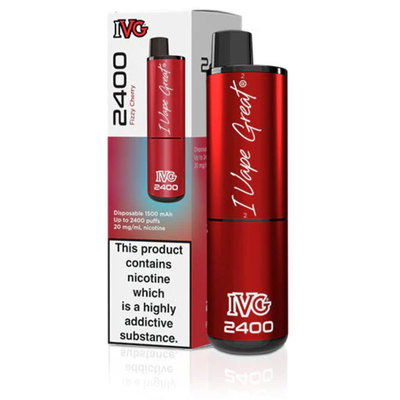 IVG 2400 Fizzy Cherry Vape 20mg