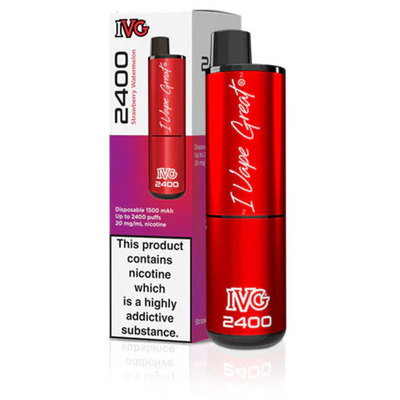 IVG 2400 Strawberry Watermelon Vape 20mg