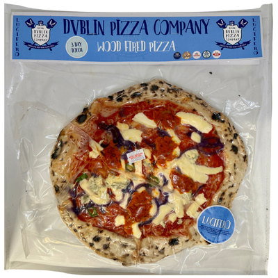 Dublin Pizza Company Lucifero Pizza (Ndjuja, red onion, cashel blue)