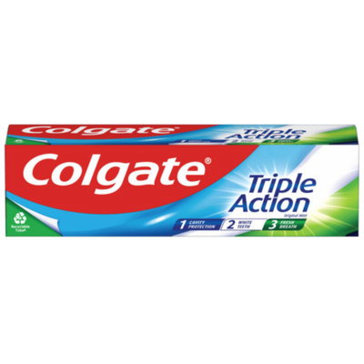 Colgate Triple Action Toothpaste, 75ml