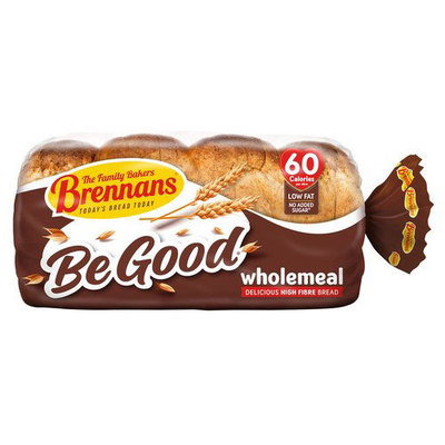 Brennans Be Good Wholemeal Brown Bread, 600g