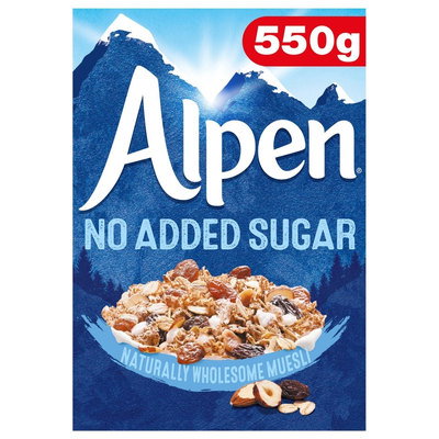 Alpen No Added Sugar Muesli, 550g