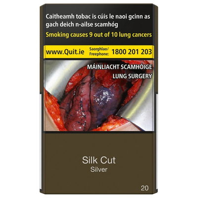 Silk Cut Silver Cigarettes, 20pk