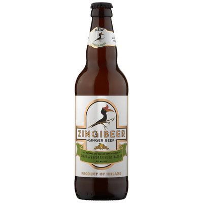 Zingibeer Ginger Beer, 4% ABV, 500ml