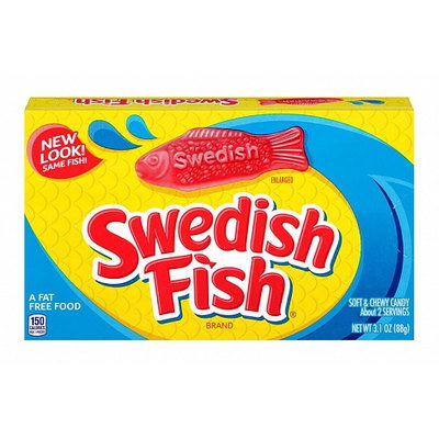 Swedish Fish Red Original Candy (US Import), 88g