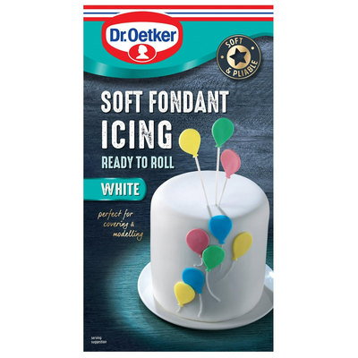 Dr. Oetker Soft Fondant White Icing Ready to Roll, 454g