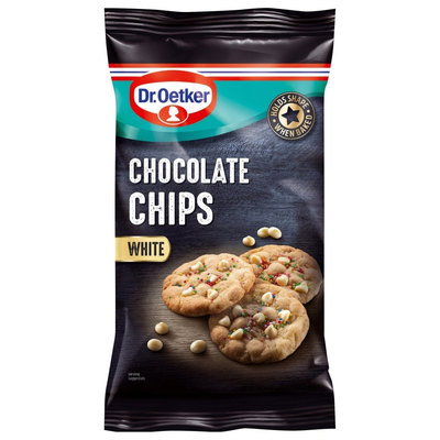 Dr. Oetker White Chocolate Chips, 100g