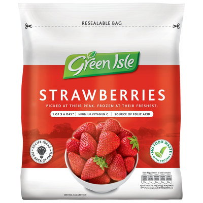 Green Isle Strawberries, 340g