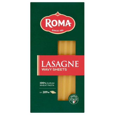 Roma Lasagne Wavy Pasta Sheets, 375g