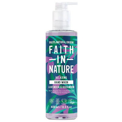Faith in Nature Lavender & Geranium Moisturising Hand Wash, 400ml