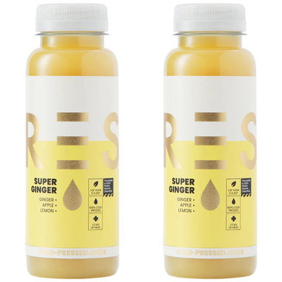 PRESS Super Ginger Raw Cold Pressed Juice, 2 x 250ml