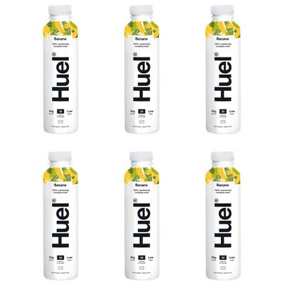 Huel Banana Meal Replacement Drink, 6 x 500ml