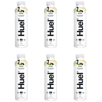 Huel Vanilla Meal Replacement Drink, 6 x 500ml