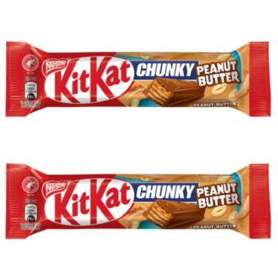 KitKat Chunky Peanut Butter Bar, 2 x 42g