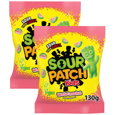 Sour Patch Kids Watermelon, 2 x 105g