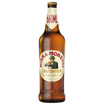 Birra Moretti Lager, 660ml Bottle