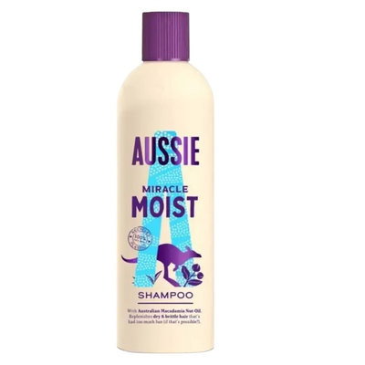 Aussie Miracle Moist Shampoo, 300ml