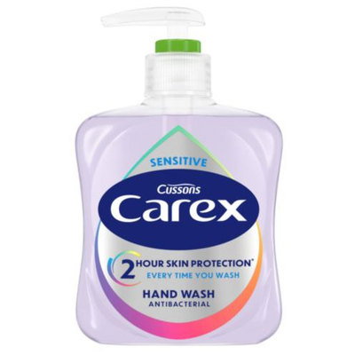 Carex Sensitive Antibacterial Hand Wash, 250ml