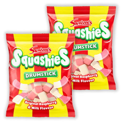 Swizzels Squashies Drumstick Original, 2 x 120g