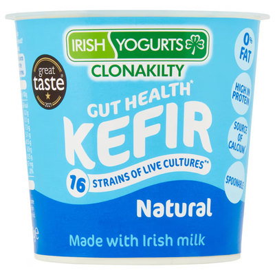 Irish Yogurts 0% Fat Natural Kefir Yogurt, 350g