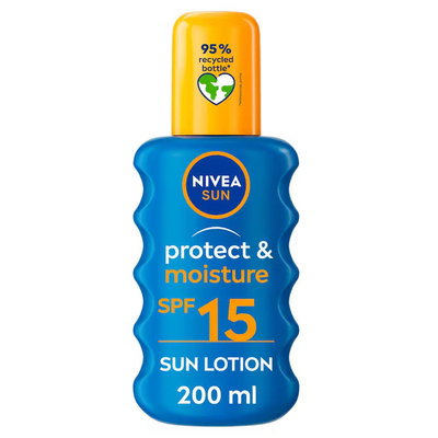 Nivea Sun Protect & Moisture Sun Cream Spray SPF15, 200ml