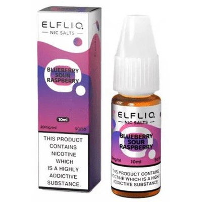 ElfLiq Nic Salt 10ml - Blueberry Sour Raspberry 20mg e-liquid