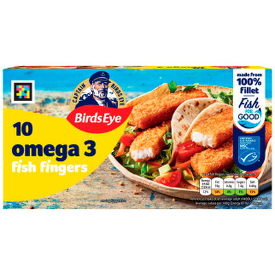Birds Eye 10 Omega 3 Fish Fingers, 280g