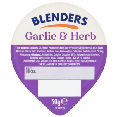 Blenders Garlic & Herb Dip, 50g