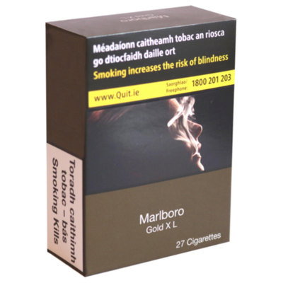 Marlboro Gold XL Cigarettes, 27pk