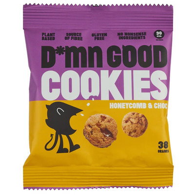 Damn Good Honeycomb & Chocolate Cookies, 38g