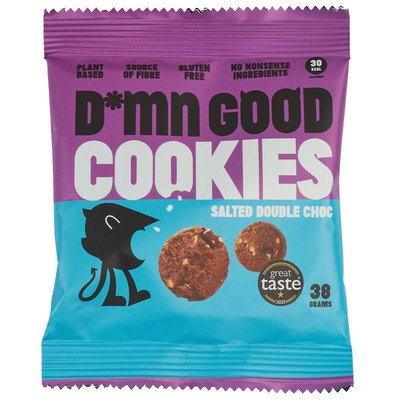 Damn Good Salted Double Chocolate Cookies, 38g