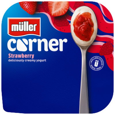 Muller Corner Strawberry Yogurt, 136g