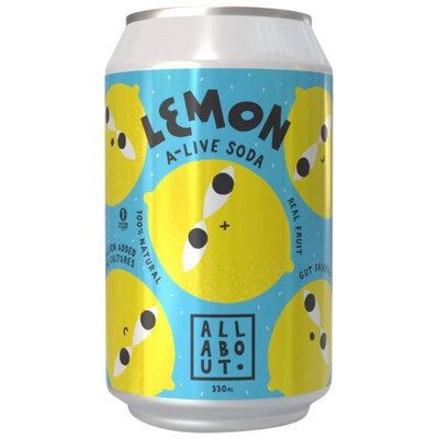 All About Lemon Live Soda, 330ml