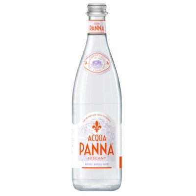 Acqua Panna Natural Spring Water, 750ml Glass Bottle