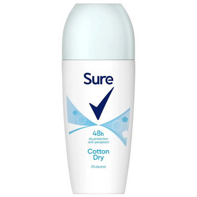 Sure Women Cotton Dry Anti-Perspirant Roll On, 50ml