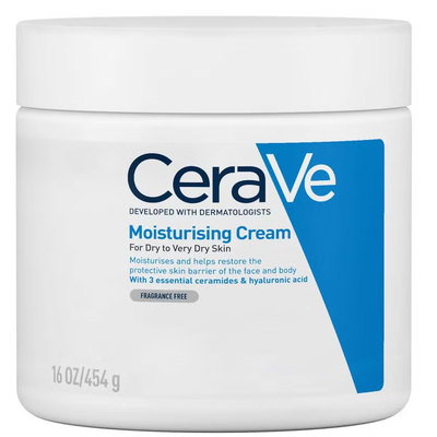 CeraVe Moisturising Cream Pot for Dry to Very Dry Skin, 454g