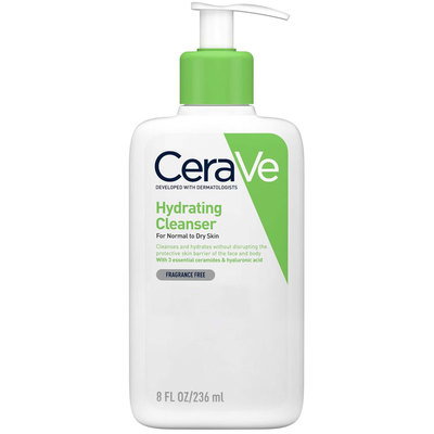CeraVe Hydrating Cleanser for Normal to Dry Skin, 236ml