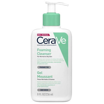 CeraVe Foaming Cleanser for Normal to Oily Skin, 236ml