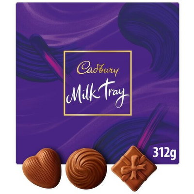 Cadbury Milk Tray Chocolate Gift Box, 312g