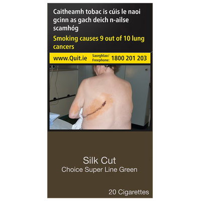 Silk Cut Choice Super Line Green Cigarettes, 20pk