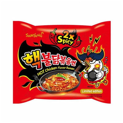 SAMYANG Buldak 2x Spicy Hot Chicken Noodles, 140g