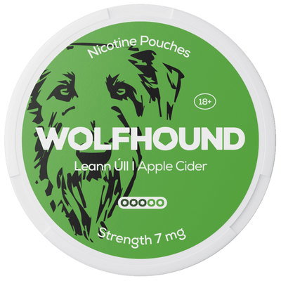 Wolfhound Leann Úll | Apple Cider 7mg Nicotine Pouches