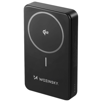 Wozinsky 10000mAh Magsafe 22.5W Qi2 Wireless Powerbank with Stand, 1x USB-A, 1x USB-C
